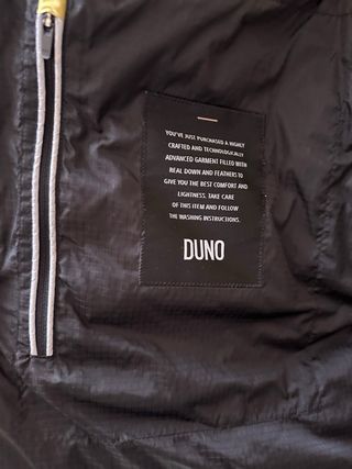 Plumas Duno Hombre Talla XL Amarilla