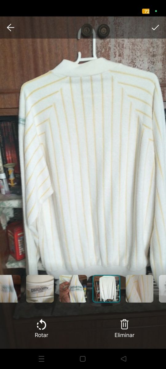 Sudadera Roland Garros Des Camps París Vintage