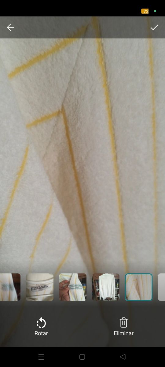 Sudadera Roland Garros Des Camps París Vintage