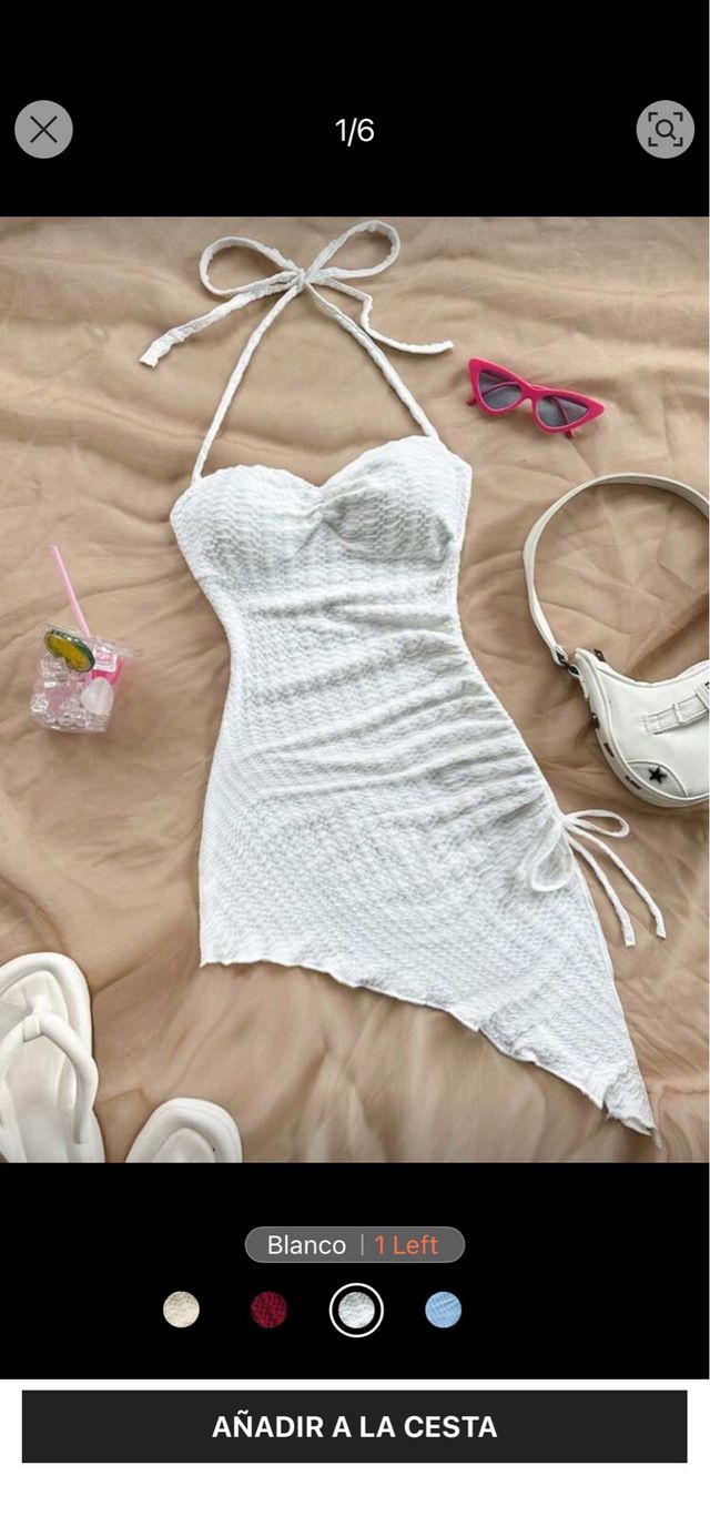 Abito lungo bianco SHEIN S