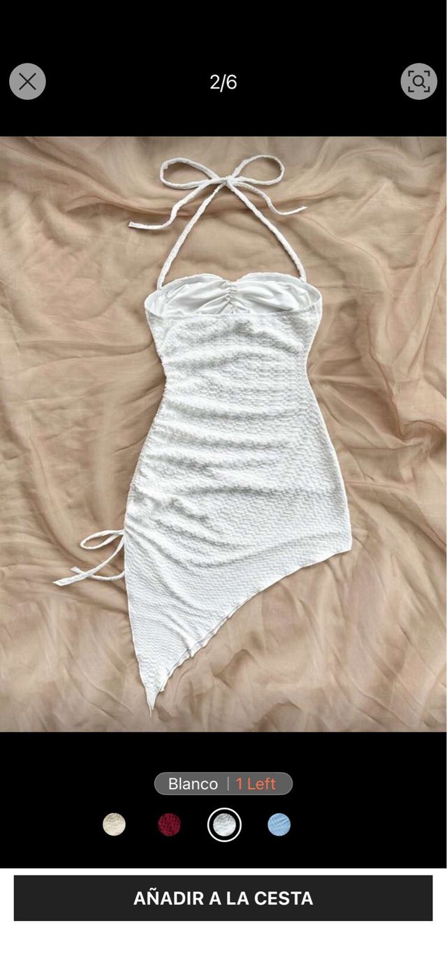 Abito lungo bianco SHEIN S