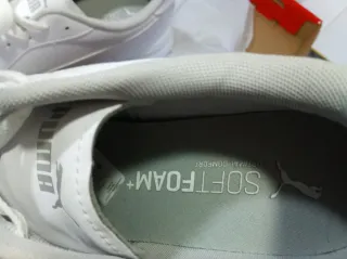 Zapatillas Puma de piel blancas