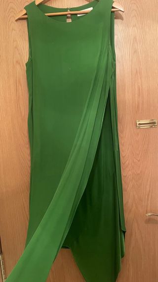 Vestido Purificacion Garcia Talla 44 Verde