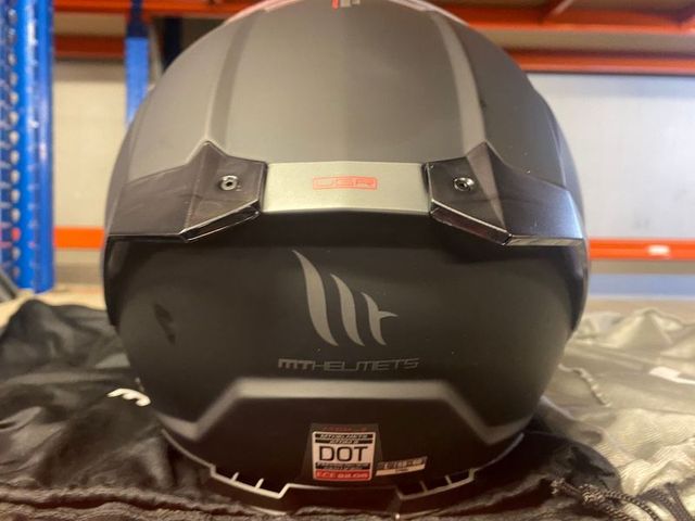 Casco mt atom 2 sv negro mate nuevo de fábrica