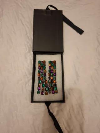 Pendientes largos fiesta