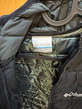 Chaqueta Columbia Negra talla L de mujer