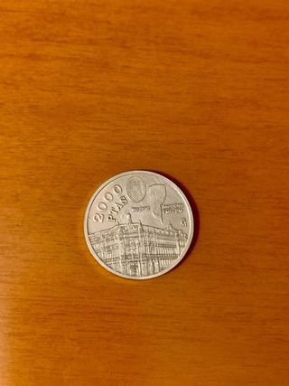 Moneda plata 2000 Pesetas 1994 Juan Carlos I