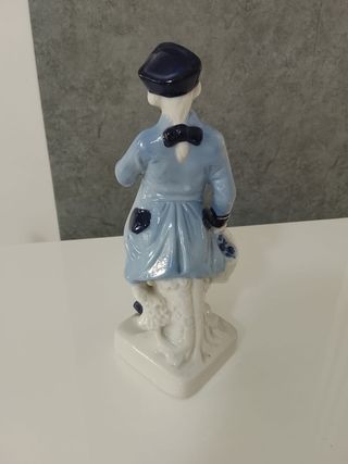 Statuetta Porcellana Uomo 18cm