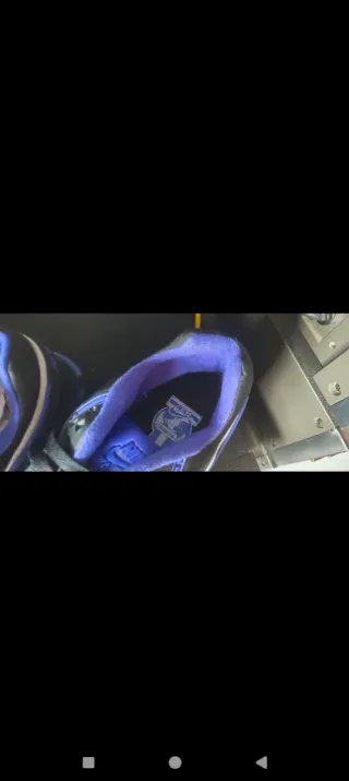 Zapatillas Nike Air Max Negras y Azul (violeta)