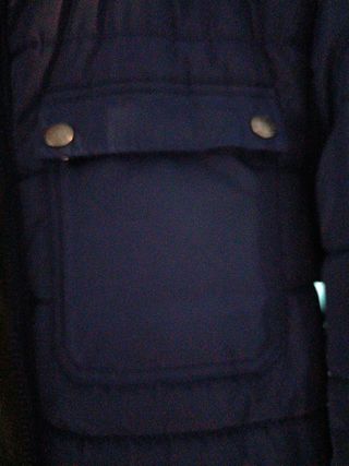 Chaqueta acolchada hombre azul