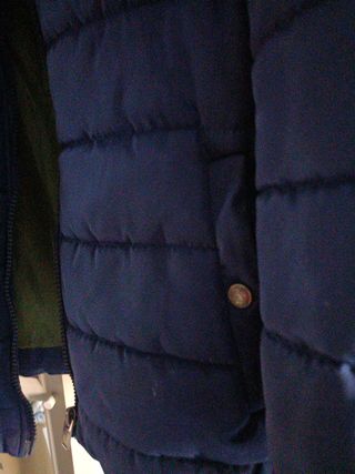 Chaqueta acolchada hombre azul