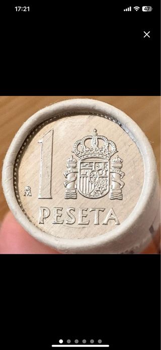 2 Cartuchos Monedas 1 pta 1986 y 10 pts 1983