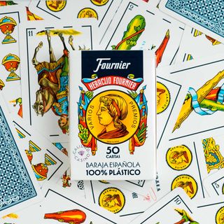 BARAJA ESPAÑOLA PLÁSTICO PVC - 50 CARTAS - NUEVA