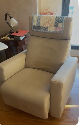 Butaca reclinable manual beige