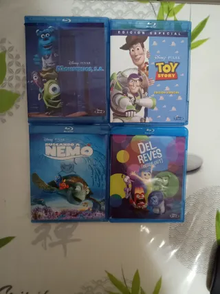 Lote 4 Blu-ray Disney Pixar (Español)