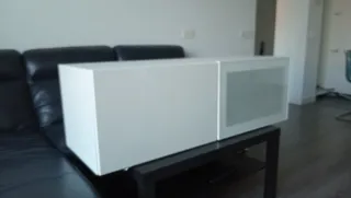 Vitrina Ikea Blanca 2 Puertas