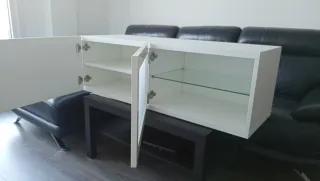 Vitrina Ikea Blanca 2 Puertas