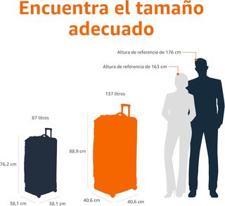 Amazon Basics Bolsa de Viaje Grande 89cm