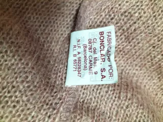 Rebeca vintage lana Mohair rosa