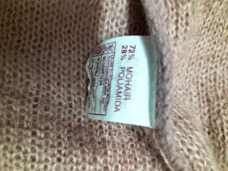 Rebeca vintage lana Mohair rosa