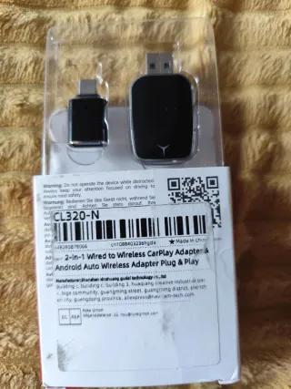 Adaptador CarPlay / Android Auto Inalámbrico