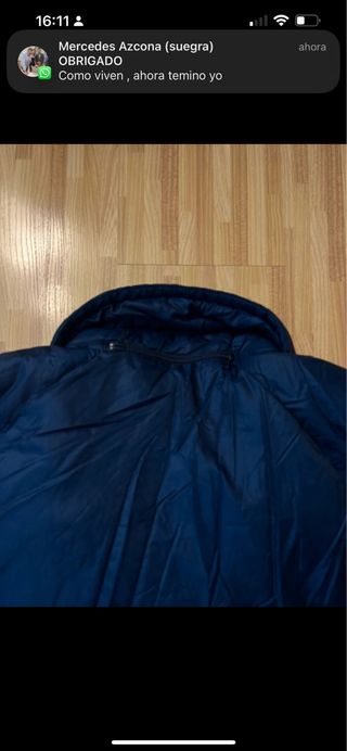 Chaqueta Ellesse Vintage Azul y Blanca