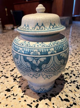 Vaso in ceramica vintage Manuel Benlloch