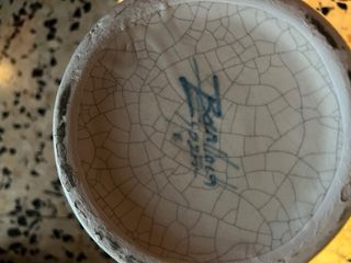 Vaso in ceramica vintage Manuel Benlloch