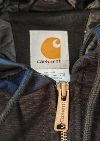 Chaqueta Carhartt Rework Talla L Negra NY