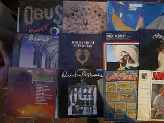 Lote de discos de vinilo