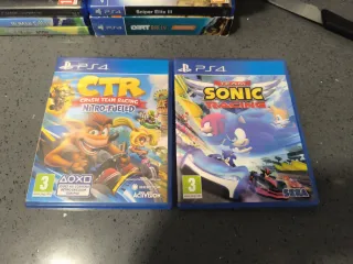 Juegos PS4: Crash Team Racing y Sonic Racing