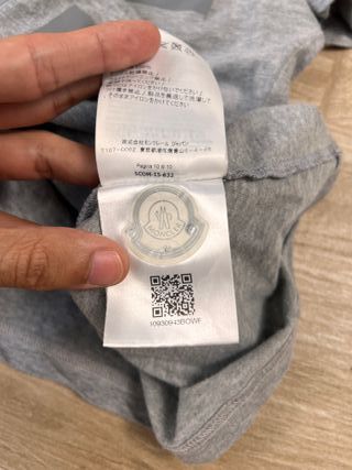 Moncler 52 Logo T-Shirt Gris | M