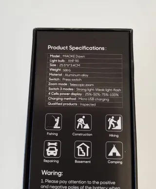 Nuevo Linterna LED de alto lúmenes 