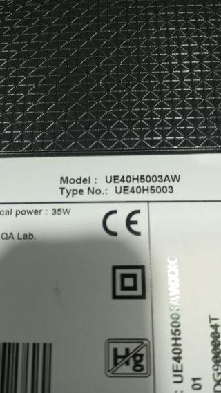 Main Samsung UE40H5003AW TV LED 40