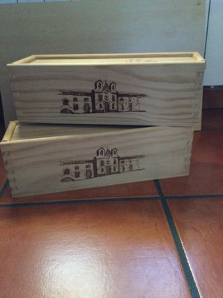 Cajas de madera para vino
