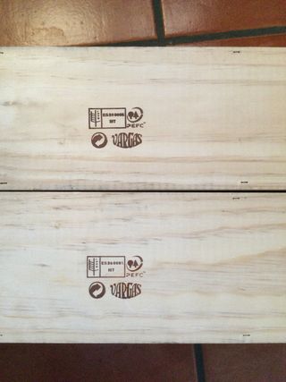 Cajas de madera para vino