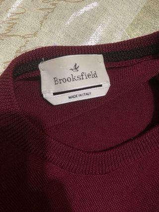 Pullover Brooksfield Rosso Uomo