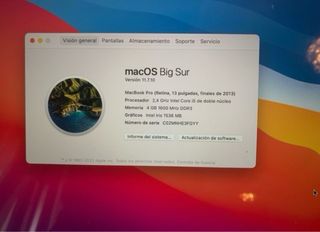 MacBook Pro 13” 2013 Plata