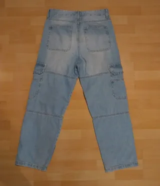 Pantalón vaquero baggy azul