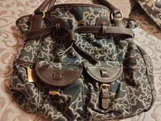 Bolso Tous auténtico gris y marrón