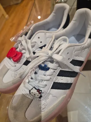 Adidas Deportivas Hello Kitty Blancas Rosas