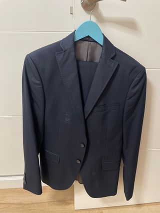 Traje Zara Man Azul Marino