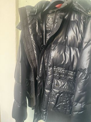 Chaqueta de plumas negra Talla XL
