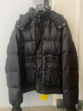 Chaqueta de plumas negra Talla XL
