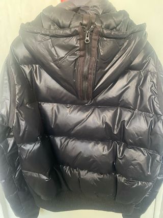 Chaqueta de plumas negra Talla XL