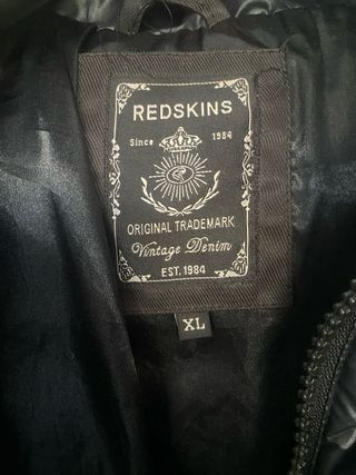Chaqueta de plumas negra Talla XL