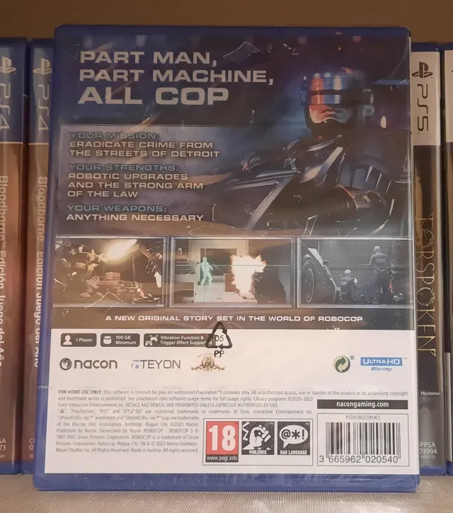 Robocop Rogue City PS5 Precintado
