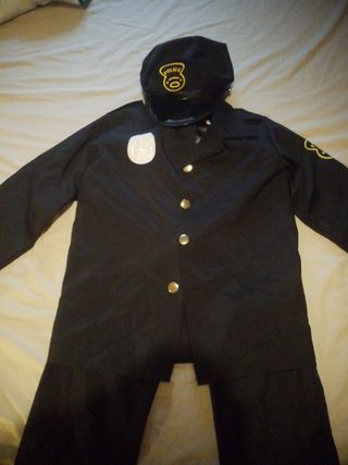 Disfraz Policía Talla Única  para niños de 11 a 14