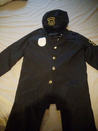 Disfraz Policía Talla Única  para niños de 11 a 14