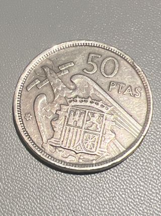 Moneda 50 Pesetas Estrella 58